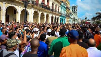 Cuban protests demand freedom, food, covid-19 vaccines - livemint.com - India - Cuba