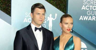 Scarlett Johansson - Colin Jost - Scarlett Johansson found pandemic wedding to Colin Jost 'stressful' - msn.com
