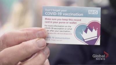 Marianne Dimain - Ontario says there are no plans to roll out a vaccine passport - globalnews.ca - region Toronto