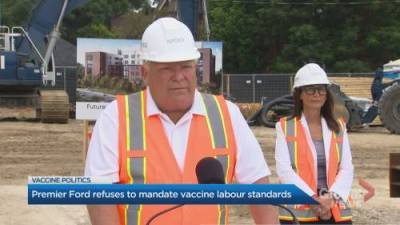 Doug Ford - Doug Ford won’t mandate COVID-19 vaccines for Ontario health-care workers - globalnews.ca