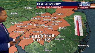 Weather Authority: Intense heat continues Friday ahead of stormy weekend - fox29.com - state Pennsylvania - state New Jersey - state Delaware - city Philadelphia