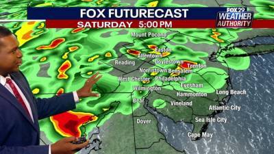 Scott Williams - Weather Authority: Severe Thunderstorm Watch issued for region ahead of strong storms - fox29.com - state Delaware - county Bucks - county Mercer