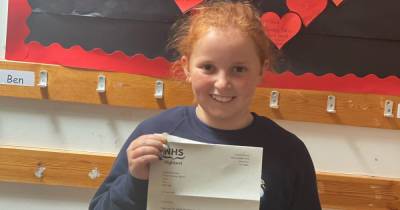 Scots schoolgirl's adorable letter to NHS thanking staff for 'risking their lives' during pandemic - dailyrecord.co.uk - Scotland