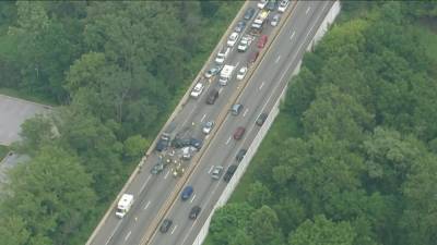 Multi-vehicle crash on I-76 in King of Prussia closes westbound lanes - fox29.com - state Pennsylvania - county Montgomery - county King