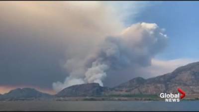 Fast-growing wildfire burning on hillside near Oliver and Osoyoos - globalnews.ca
