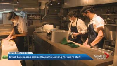 Restaurants and bars having trouble hiring enough staff - globalnews.ca