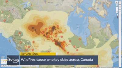 Anthony Farnell - Wildfires cause smoky skies across Canada - globalnews.ca - Canada