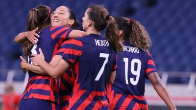 Olympics Tokyo - Jill Biden - Tokyo Olympics: US women's soccer dominates New Zealand for 1st win - fox29.com - Japan - Usa - city Tokyo - New Zealand - Sweden