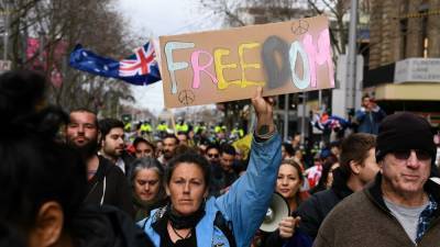Gladys Berejiklian - Australians may face longer lockdown after mass protest - rte.ie - Australia
