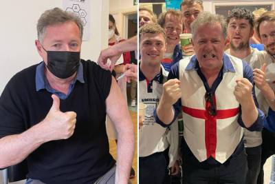 Piers Morgan - Double-jabbed Piers Morgan was bed-bound for a WEEK battling Covid and says vaccine may have saved his life - thesun.co.uk - Italy - Britain