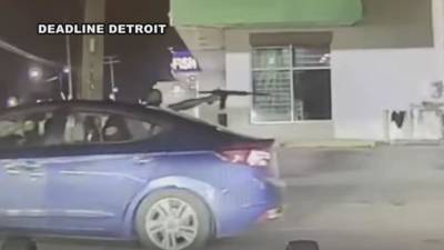 Dashcam video shows Detroit police officers flee from shooting happening in front of them - fox29.com - city Detroit - city Greenfield