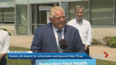 Matthew Bingley - Details still lacking in Ontario back-to-school and reopening plans - globalnews.ca - county Ontario