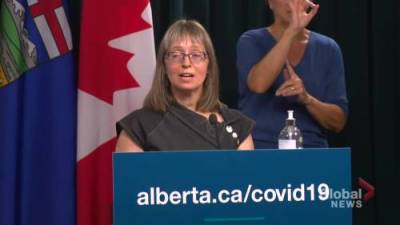 Deena Hinshaw - Alberta not offering 3rd COVID-19 dose at this time, Hinshaw stresses importance of 2 jabs - globalnews.ca