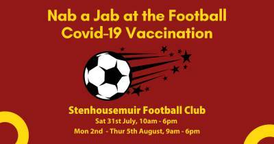 Stirling Albion - Pop-up Covid vaccination centre to open at Stenhousemuir Football Club - dailyrecord.co.uk