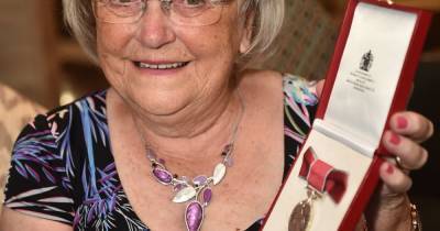Irvine gran finally awarded with British Empire Medal as Covid restrictions ease - dailyrecord.co.uk - Britain