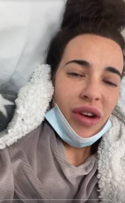 Stephanie Davis - Stephanie Davis reveals she’s suffering ‘severe’ chest pain and is on morphine after being hospitalised with coronavirus - thesun.co.uk
