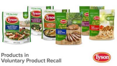 Tyson Foods - Tyson recalls ready-to-eat chicken products due to possible Listeria contamination - fox29.com