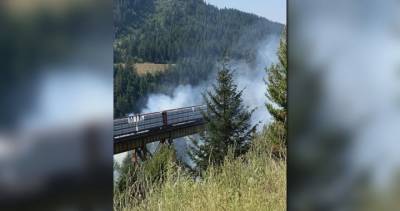 Lytton wildfire: Witnesses recount train fires in area before village burned - globalnews.ca