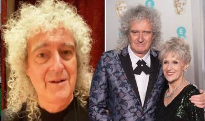 Brian May - Brian May: Queen legend shares rare video of wife Anita spurring him on after health woes - express.co.uk