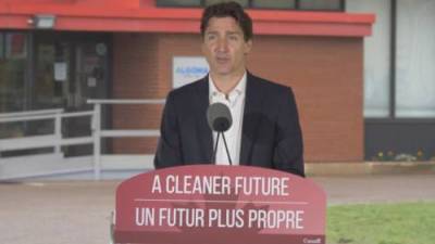 Justin Trudeau - Trudeau pledges $420M to phase out coal at Algoma Steel in campaign-style visit - globalnews.ca