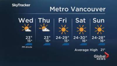 Yvonne Schalle - B.C. evening weather forecast: July 6 - globalnews.ca - Britain - city Columbia, Britain - city Vancouver