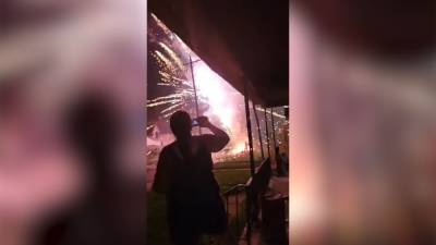 Video: Rental truck catches fire, causing fireworks explosion - fox29.com - state Ohio - city Toledo, state Ohio