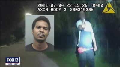 Body camera video shows man point gun at TPD officer before being shot - fox29.com - city Tampa