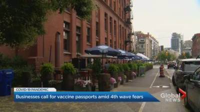 Businesses call for COVID-19 vaccine passports amid 4th wave fears - globalnews.ca