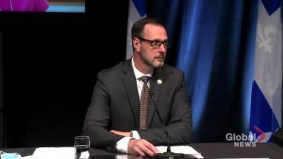 Jean François Roberge - Quebec officials explain decision to eliminate classroom bubbles amid Delta variant spread - globalnews.ca