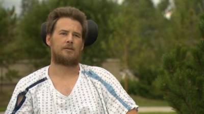 Sarah Offin - Calgary man paralyzed after attempting to stop fleeing suspect tells his story - globalnews.ca