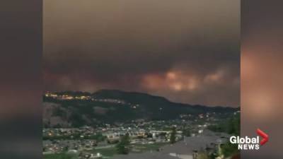 Wildfire smoke darkens skies in B.C. - globalnews.ca - Britain - parish Vernon - region Okanagan