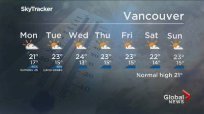 Yvonne Schalle - B.C. evening weather forecast: August 15 - globalnews.ca
