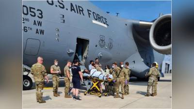 Afghan mother gives birth aboard US evacuation aircraft - fox29.com - Usa - Germany - Afghanistan