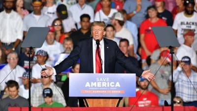 Trump targets Biden over Afghanistan but gets booed briefly on vaccines at Alabama rally - fox29.com - Afghanistan - state Alabama - city Kabul