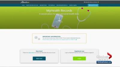 How Albertans can access their vaccination status through MyHealth Records online portal - globalnews.ca