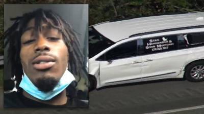 Man who led police on chase in stolen mortuary van turns self in - fox29.com - Georgia