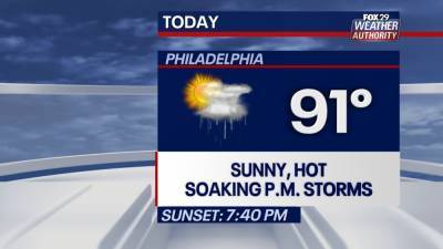 Weather Authority: Heat continues Friday with wet weekend ahead - fox29.com - state Pennsylvania - state New Jersey - state Delaware