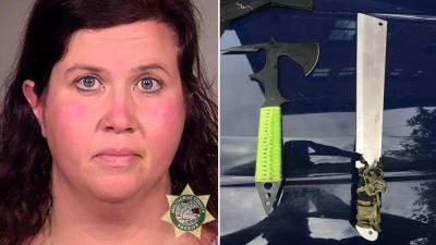 Oregon woman wielding machete and ax attempted to kidnap boy, police say - fox29.com - state Oregon - city Portland - county Multnomah