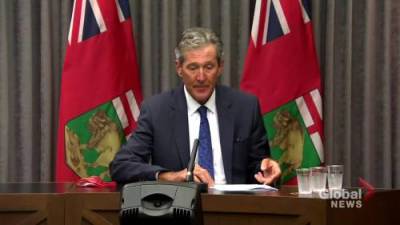 Brian Pallister - Premier says 25k more Manitobans needed to receive COVID-19 shot for 75% fully-vaccinated target - globalnews.ca