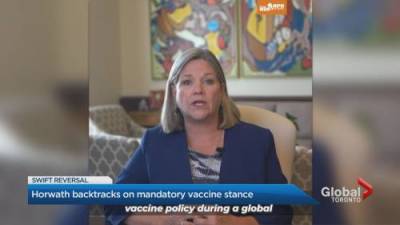 Kamil Karamali - Andrea Horwath - Ontario NDP leader backtracks on controversial comments related to mandatory vaccinations - globalnews.ca