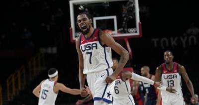 Kevin Durant - Summer Games - Jayson Tatum - Kevin Durant leads U.S. to gold in men’s basketball at Tokyo Olympics - globalnews.ca - Usa - France - city Tokyo
