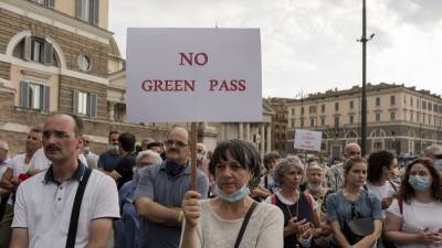 Italy to make Covid 'green pass' obligatory for workplaces - rte.ie - Italy