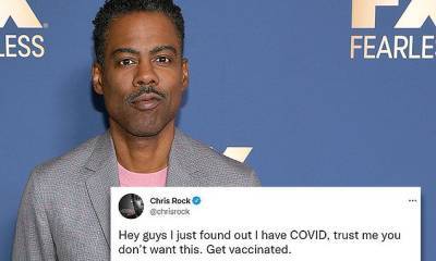 Margot Robbie - Chris Rock - Chris Rock reveals he has COVID-19: The comedian, 56, says 'trust me you don't want this' - dailymail.co.uk - city New York