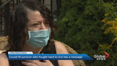 COVID-19 survivor shares message about vaccination - globalnews.ca
