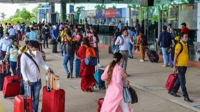 Domestic air passenger traffic surges as covid cases fall - livemint.com - city New Delhi - India