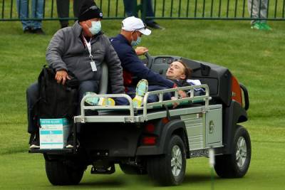 Tom Felton - Tom Felton collapse: Harry Potter star stretchered off Ryder Cup golf course after health scare - thesun.co.uk - state Wisconsin