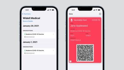 iPhone users will soon be able to add COVID-19 vaccination card to Apple Wallet - fox29.com - Los Angeles