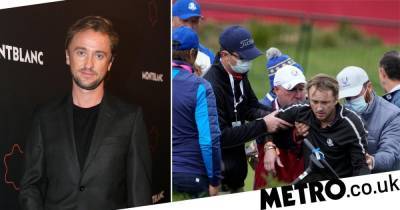 Tom Felton - Harry Potter - Tom Felton’s pal shares health update after Harry Potter star ‘collapses’ at golf game - metro.co.uk
