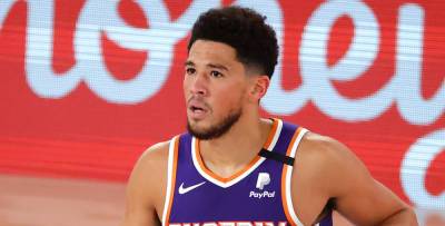 NBA's Devin Booker Reveals He Has COVID-19, Is Asked About His Vaccine Status - justjared.com