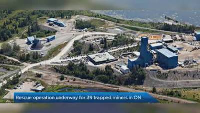 Rescue underway for 39 trapped miners at Vale’s Totten mine in Sudbury - globalnews.ca - city Sudbury